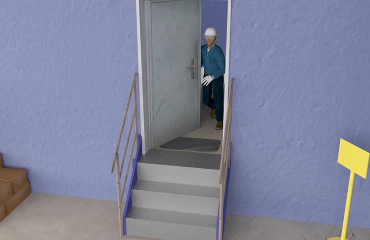 Floor Mat Falls - Incident Recreation