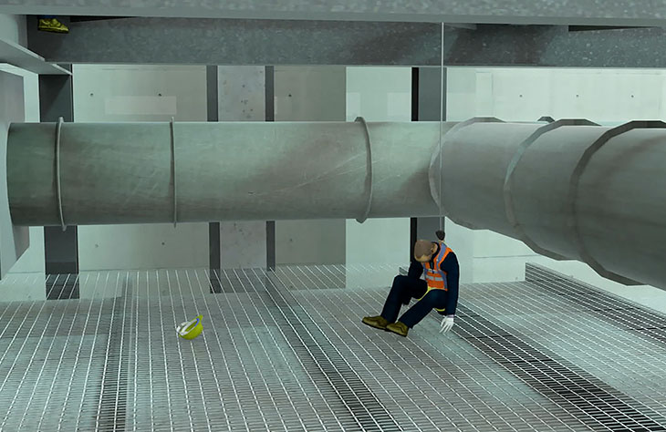 Fall Protection Incident Recreation