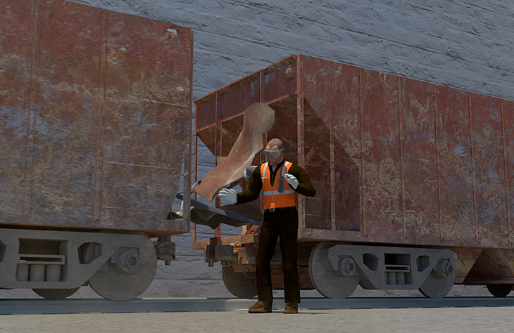 Scrap Falls from Railcar - Incident Recreation